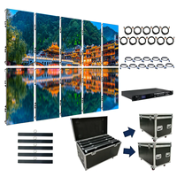 TOPvision P3.91 P4.81 Mur vidéo LED transparent pour fête et mariage, piste de danse LED