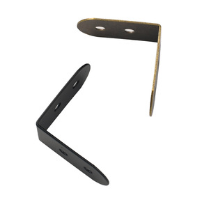 <b>Corner</b> <b>Bracket</b> Carbon Steel Black Bronze 90 Degree Shelf Support Hardware Connector <b>For</b> Wooden Box Durable - Product Image 5