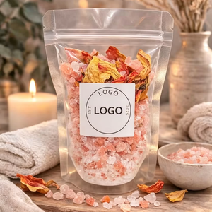 Sel de Bain Parfumé à la Rose, Flocons de Sel Marin Mélangés, Blanchissant et Nettoyant pour la Peau, Certifié EPR <span class=keywords><strong>France</strong></span>, Vrac, Vente en Gros - Product Image 2