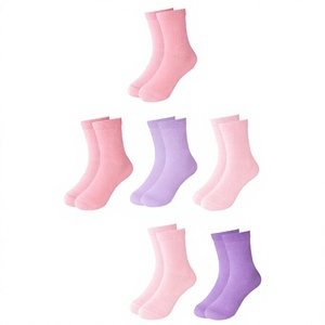 Chaussettes de compression respirantes tricotées à prix raisonnable pour femmes et hommes, soutien de la circulation, avec revers coloré et tendance - Product Image 4