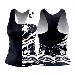 Camiseta Deportiva de Tirantes para Mujer, 100% Algodón, Transpirable, con Transferencia de Calor Personalizada, de Alta Calidad, Secado Rápido, para Yoga y Gimnasio, Marca Privada - Product Image 1