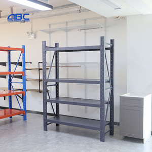 Scaffalature Industriali Personalizzate, Scaffale Portapallet a 4 Ripiani, Unità di Stoccaggio <span class=keywords><strong>in</strong></span> <span class=keywords><strong>Acciaio</strong></span> Laminato a Freddo per Magazzino - Product Image 4
