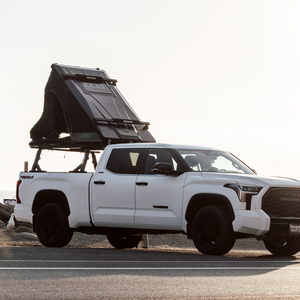 Tente de toit <span class=keywords><strong>en</strong></span> aluminium tout-terrain à une couche pour 2 personnes, tente de <span class=keywords><strong>camping</strong></span> pour voiture, <span class=keywords><strong>camion</strong></span>, tente extérieure triangulaire rigide - Product Image 3