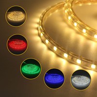 Độ Sáng Cao SMD 5050 RGB IP68 Chống Nước 220V Led Dải Ánh Sáng Linh Hoạt