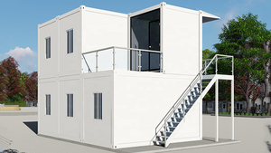 Contenedor de Almacenamiento Prefabricado Moderno de Lujo, Estilo de Diseño Industrial, para Oficina, Hotel, Hospital, Escuela, Villa, Transpirable, Hecho de Acero - Product Image 1
