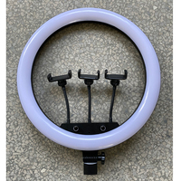 Kit d'éclairage annulaire de vente chaude: 18 pouces extérieur 55W 5500K Dimmable LED Ring Light Stand, sac de transport pour appareil photo
