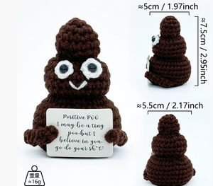 Bá<span class=keywords><strong>n</strong></span> buô<span class=keywords><strong>n</strong></span> dễ thương handmade Crochet thêu dệt kim búp bê sang trọng cảm xúc động vật đồ chơi đầy với PP bông nhắm mục tiêu cho trẻ em - Product Image 6