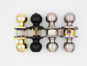 Wholesale Stainless Steel Privacy Interior <strong>Doors</strong> Cylindrical Antique Silver <strong>Door</strong> <strong>Knobs</strong> Minimalist Handle with Security Lock - Product Image 3