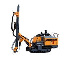 Foreuse intégrée sur chenilles Kaishan KT7C avec compresseur d'air diesel 176 kW pour le forage de trous de dynamitage de 90-135 mm pour l'exploitation minière et les carrières