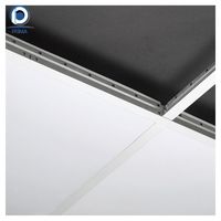Techo decorativo de fábrica Prima, techo blanco falso compuesto de aluminio, diseño de paneles de techo de pasillo suspendido Interior