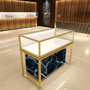 Glass Jewelry Showcase Display <strong>Jewellery</strong> <strong>Cabinet</strong> with Carton Packing for Counter Use - Product Image 4