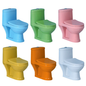 Inodoro Infantil de Cerámica <span class=keywords><strong>MUBI</strong></span> WC, Económico, de Piso, Colorido, para Guardería, Baño, Inodoro Infantil de Una Pieza - Product Image 1