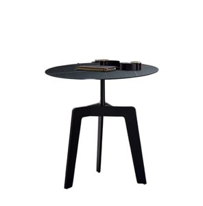 Table d'appoint de luxe italienne, mini table à thé, design moderne, hauteur réglable, en métal, petite table pour coin de canapé, salon - Product Image 1