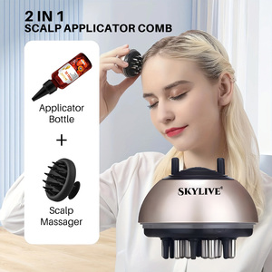 Brand New Scalp Massager Traitement Nourrir <span class=keywords><strong>Les</strong></span> Racines Des Cheveux Croissance Applicateur D'huile <span class=keywords><strong>De</strong></span> Cheveux Huile Essentielle Sérum Liquide Applicateur D'huile <span class=keywords><strong>De</strong></span> Cheveux - Product Image 4