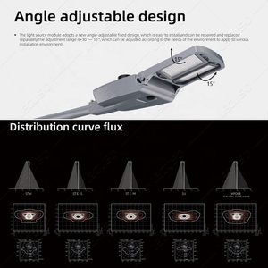 ليكوسو تجاري سطوع عالي الكل في واحد عمود إضاءة شارع شمسي ليد منفصل 30 واط-صف IP66 - Product Image 4