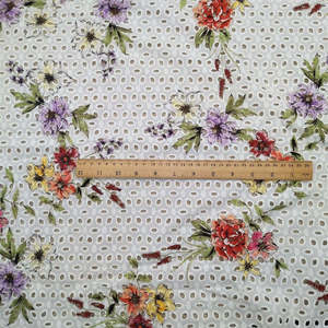 Chất Lượng Cao Voile Hoa Dây Quần Vải In Kỹ Thuật Số Thêu 100% Cotton Cho Dresses Cho Cô Gái Giá Tốt - Product Image 4