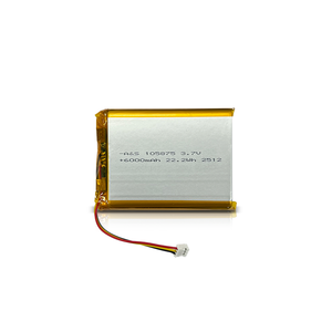 Batterie à semi-conducteurs personnalisée OEM/ODM AS105875 3.7V 6000mAh, durée de vie 500 cycles, A&S POWER 10.2x58.5x77.5mm pour outils électriques - Product Image 1