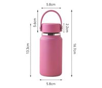 Nouvelle bouteille d'eau sport portable en acier inoxydable de 7 oz, bouteille d'eau portable pour l'extérieur, bouteille isotherme sous vide, personnalisation