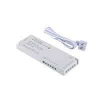 AOmei FX Transformateur d'alimentation LED étanche 24V pour armoire, bande LED, alimentation à tension constante, sortie unique 12V DC, interrupteur tactile