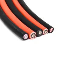 Rot Schwarz H1z2z2-k 2-adriges Stromkabel Solar draht 4 mm2 6 mm2 10 mm2 25 mm2 Twin Core Solar Pv-Kabel