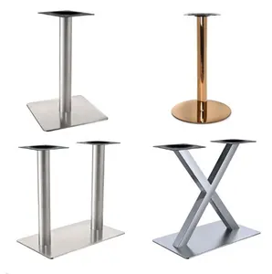 Groothandel Commerciële Antieke Zwarte Gietijzeren Metalen Tafel Base Metalen Salontafel Benen Voor Restaurant