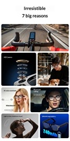 Lunettes Intelligentes IA avec Caméra 8MP, Vidéo 4K, Recharge Sans Fil, Pavé Tactile, GESTES, Batterie 290Ah, Traduction en Temps Réel, Assistant Vocal