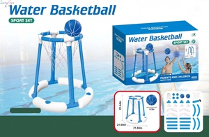 Pallacanestro Galleggiante con Canestro e Due Palloni per Tutte le Età, Ottimo Giocattolo Acquatico per Giochi in Piscina e Divertimento Estivo - Product Image 6