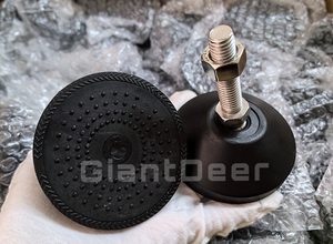 <span class=keywords><strong>Pieds</strong></span> de mise à niveau personnalisés en acier inoxydable zingué de 40mm 50mm 60mm 80mm 100mm de diamètre - Product Image 5