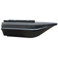 Sections de ponton flottant modulaire rotomoulé, connectables, en mousse LLDPE+EPS, flottants de quai en forme de bateau, connexion à charnière, extensibles