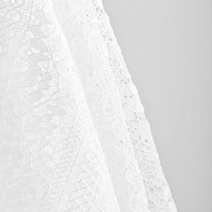 2025 Summer New <strong>Lace</strong> Bra Women's Long Skirt Wedding Dress Nylon Cotton Jacquard Stripe High-grade <strong>Soft</strong> <strong>Lace</strong> <strong>Fabric</strong> - Product Image 3