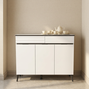 Meuble à chaussures autoportant moderne, couleur blanche, design minimaliste, meuble de salon, console de rangement gain de place - Product Image 3