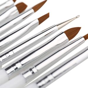DIMICO-Ensemble de 8 pinceaux à ongles <span class=keywords><strong>pour</strong></span> manucure, kit d'outils en gel <span class=keywords><strong>pour</strong></span> la peinture - Product Image 3