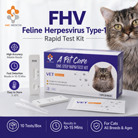 Kits de test rapide pour le calicivirus félin (FCV) chez le chat, tests antigéniques, tests vétérinaires rapides