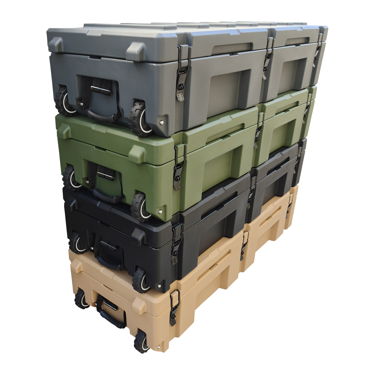 ZERO120L прочный корпус из полиэтилена, жесткий пластиковый ящик для инструментов, 4WD ящик для хранения, багажник на крышу, низкопрофильный быстромонтирующий кронштейн