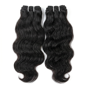 10" Wave Weaving.2024 New Coming Virgin Remy Hair,12A 100 Percent Natural Indian Hair Extensions - Product Image 1