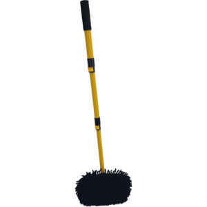BENHENG Nouvelle <span class=keywords><strong>brosse</strong></span> de lavage de voiture 2-en-1 amovible en chenille avec manche courbé extensible en alliage d'aluminium - Product Image 1