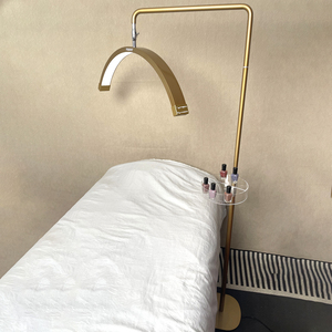 Hot 28Inch Vàng Nửa Mặt Trăng Ánh Sáng Chuyên Nghiệp Mở Rộng Lông Mi Tầng Điền Ánh Sáng Vòng Cung Ánh Sáng Với Remote Và Điện Thoại Clip - Product Image 2