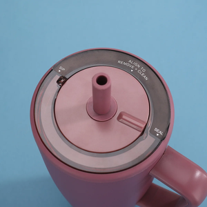 Vaso Térmico de Acero Inoxidable de 40 oz con Asa y Pajita, Botella de Agua Aislada con Tapa, Taza de Vacío Beige Mate para Viajes - Product Image 6