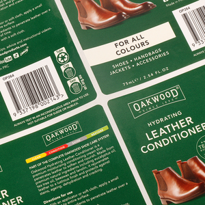 Tùy chỉnh Giày đánh bóng nhãn Cmyk bóng varnishing không thấm nước tự dính đất mặc sức đề kháng nhãn dán - Product Image 2