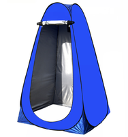Tente de camping extérieure quatre saisons imperméable et légère en tissu Oxford enduit PU, pour toilettes, douche, bain, pêche estivale et sac de rangement pour filles