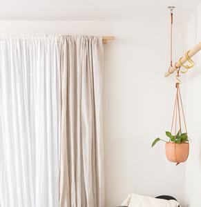 Supporti per Aste Tenda <span class=keywords><strong>in</strong></span> <span class=keywords><strong>Legno</strong></span> di Noce, Betulla e Quercia Personalizzati, Facilmente Montabili a Parete, Accessori per Aste Tenda <span class=keywords><strong>in</strong></span> <span class=keywords><strong>Legno</strong></span> - Product Image 2