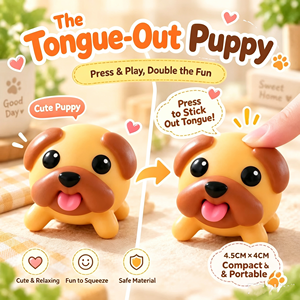 Tongue-out Puppy Stress Relief Squeeze <b>Toy</b>, Cute and Healing, Perfect <b>Desktop</b> Decoration Gift for Friends - Product Image 6