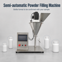 Machine de remplissage et de dosage à vis sans fin de précision pour poudres, assaisonnements secs, protéines, farine et épices, avec capacités de 0,1g, 0,5g, 1g, 5g, 10g, 50g, pour bureau