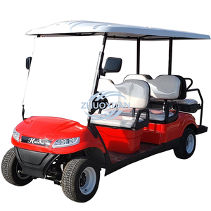 Voiturette de golf électrique 8 places avec jantes en alliage Tongcai pour village de vacances, rayures de course - Product Image 6