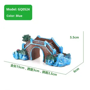 งานฝีมือเรซิ่นรูปปลาเขตร้อนขนาดใหญ่เป็นมิตรกับสิ่งแวดล้อมสำหรับตกแต่งตู้ปลา - Product Image 6