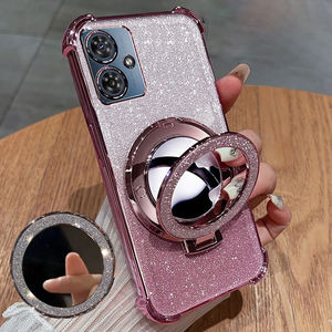 Funda para Teléfono Motorola Edge 50 Fusion, Funda Protectora Antigolpes con Purpurina y Soporte para <span class=keywords><strong>Moto</strong></span> G84 G64 G54 - Product Image 5