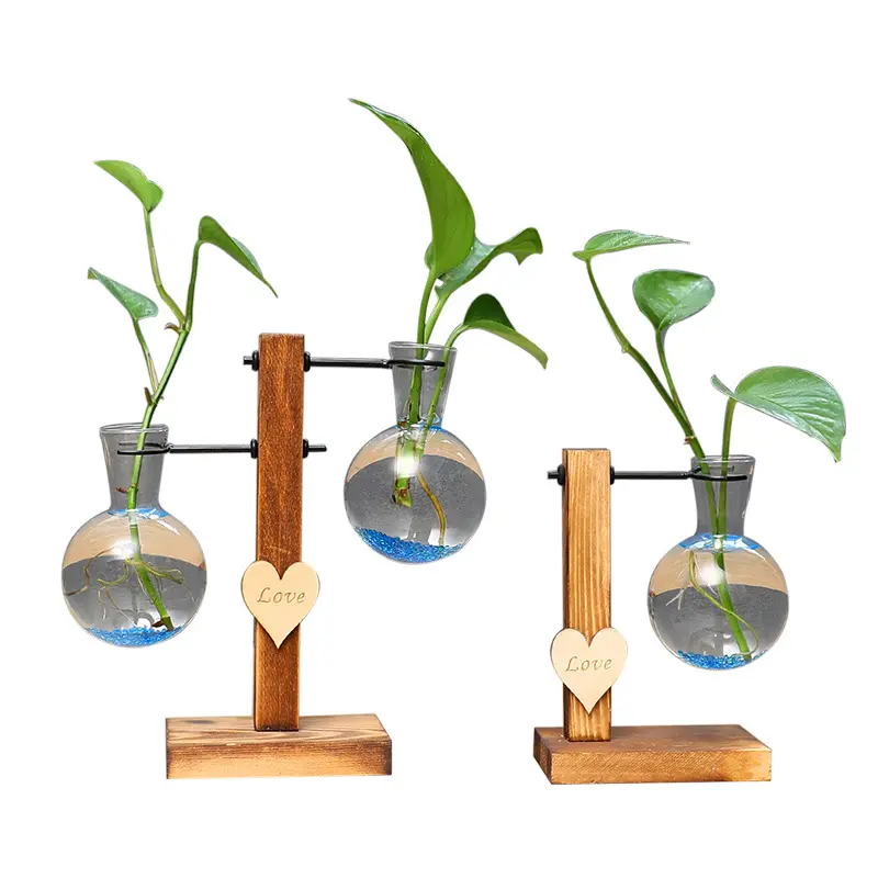 Vase Customized Design Home Decoration Nordic Glass Vase Hydroponic Tube Vase