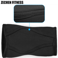 2022 couleur pure noir sport genouillère 5mm 7mm néoprène personnalisé haltérophilie compression fournisseur genouillère orthèse