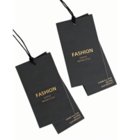 Étiquettes de vêtements de luxe de haute qualité, étiquettes suspendues personnalisées avec logo imprimé, en papier, avec cordon, pour vêtements, meilleur prix