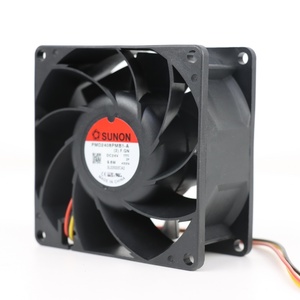 Ventilateur axial de refroidissement pour armoire et onduleur SUNON PMD2408PMB1-A(2).F.GN à roulement à billes, électrique, 80x80x38mm, 24VDC, 0.40A, 9.6W, 5700RPM, 84.1CFM - Product Image 5